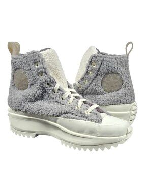 Converse Unisex Run Star Hike Sherpa Sneakers Size 7 Women's Mauve 172202C NWB